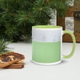 thumbnail image 1 of Peeling Paint Green Mug, Green Inside (Green), 1 of 4