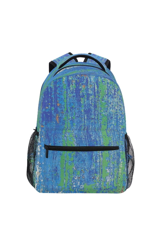 Peeling Paint Texture Pattern Stylish Large Backpack 15L Self-Standing Durable Twill for School, Office and Travel Use