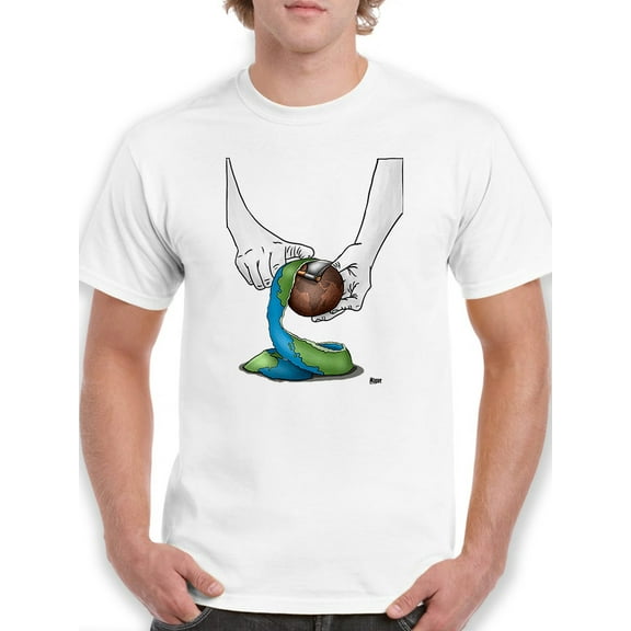 Peeling The Earth T-shirt Men's -Miguel Morales Designs