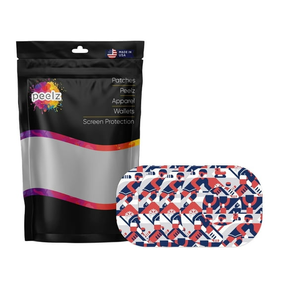 Peelz Ice Hockey Patch Tape Designed for the DEXCOM G7 and Stelo
