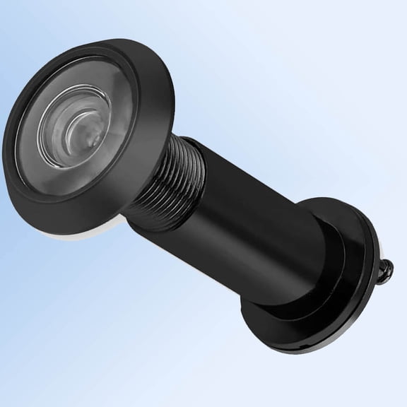 Peep Holes for Door with Drill Bit, Door Peephole with Anti Peeping Reverse Privacy Covers, Black