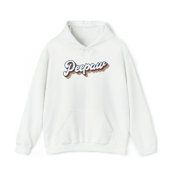 Peepaw Father's Day Grandpa 70s Hoodie, Gifts, Hooded Sweatshirt