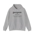 thumbnail image 1 of Peepaw Grandpa Fathers Day Definition Hoodie, Gifts, Hooded Sweatshirt, 1 of 4
