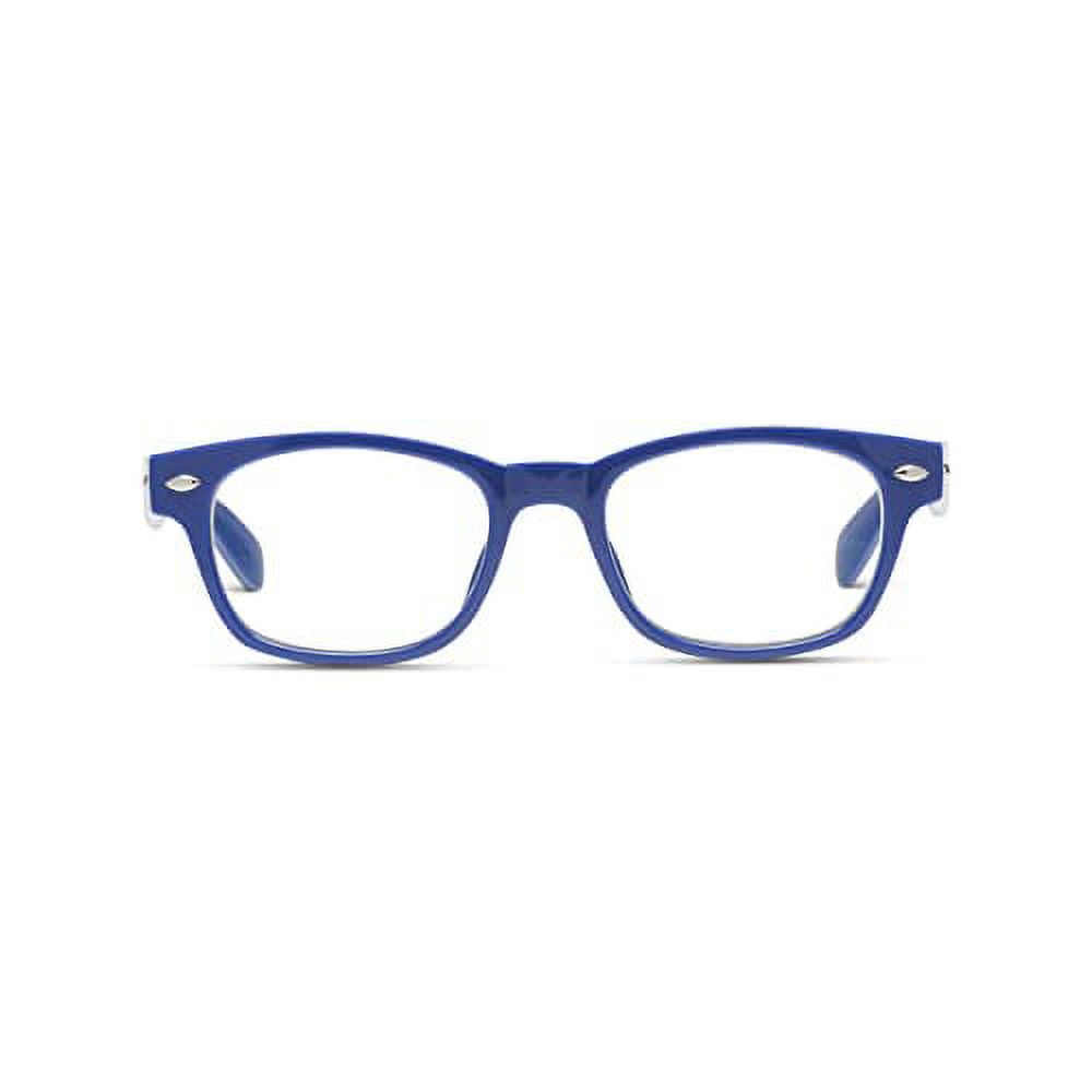 Peepers by PeeperSpecs Clark Square Reading Glasses, BlueBlue Light