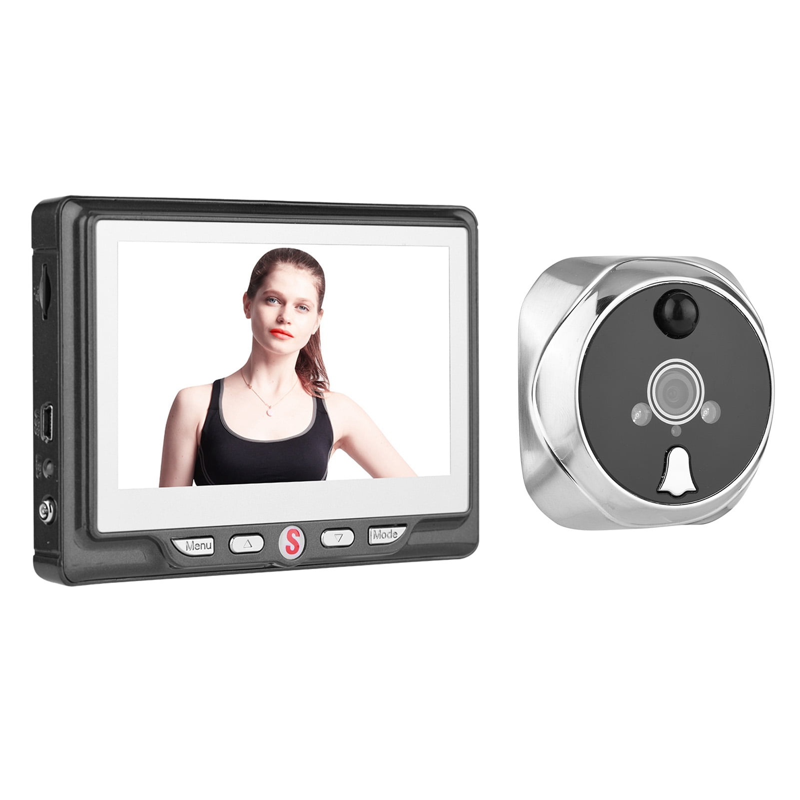 Peephole Camera, Peephole Camera For Apartment With 4.3in LCD Screen ...