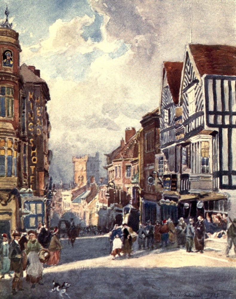 Peeping Tom Coventry Canvas Art - F Whitehead (18 x 24)