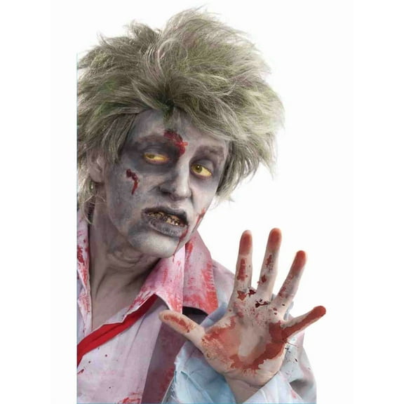 Peeping Zombie Halloween Window Poster Cling Decals