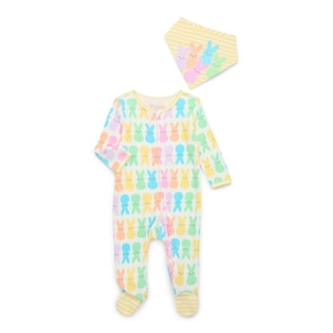 Peeps Baby Easter Layette Gift Set, 2-Piece, Sizes Newborn-6/9 Months