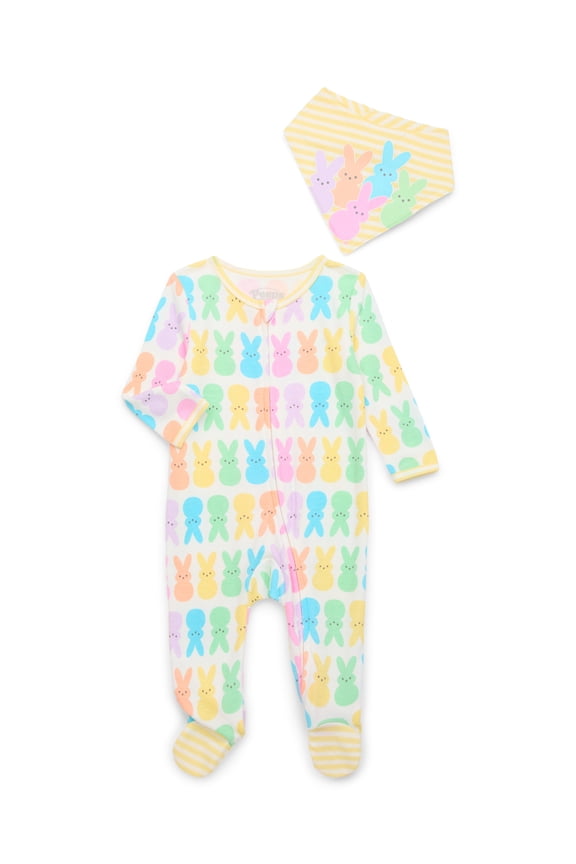 Peeps Baby Easter Layette Gift Set, 2-Piece, Sizes Newborn-6/9 Months
