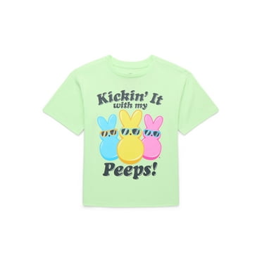 Peeps Boys Kickin' It Tee with Short Sleeves, Sizes 4-18