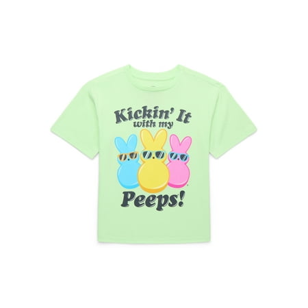 Peeps Boys Kickin' It Tee with Short Sleeves, Sizes 4-18