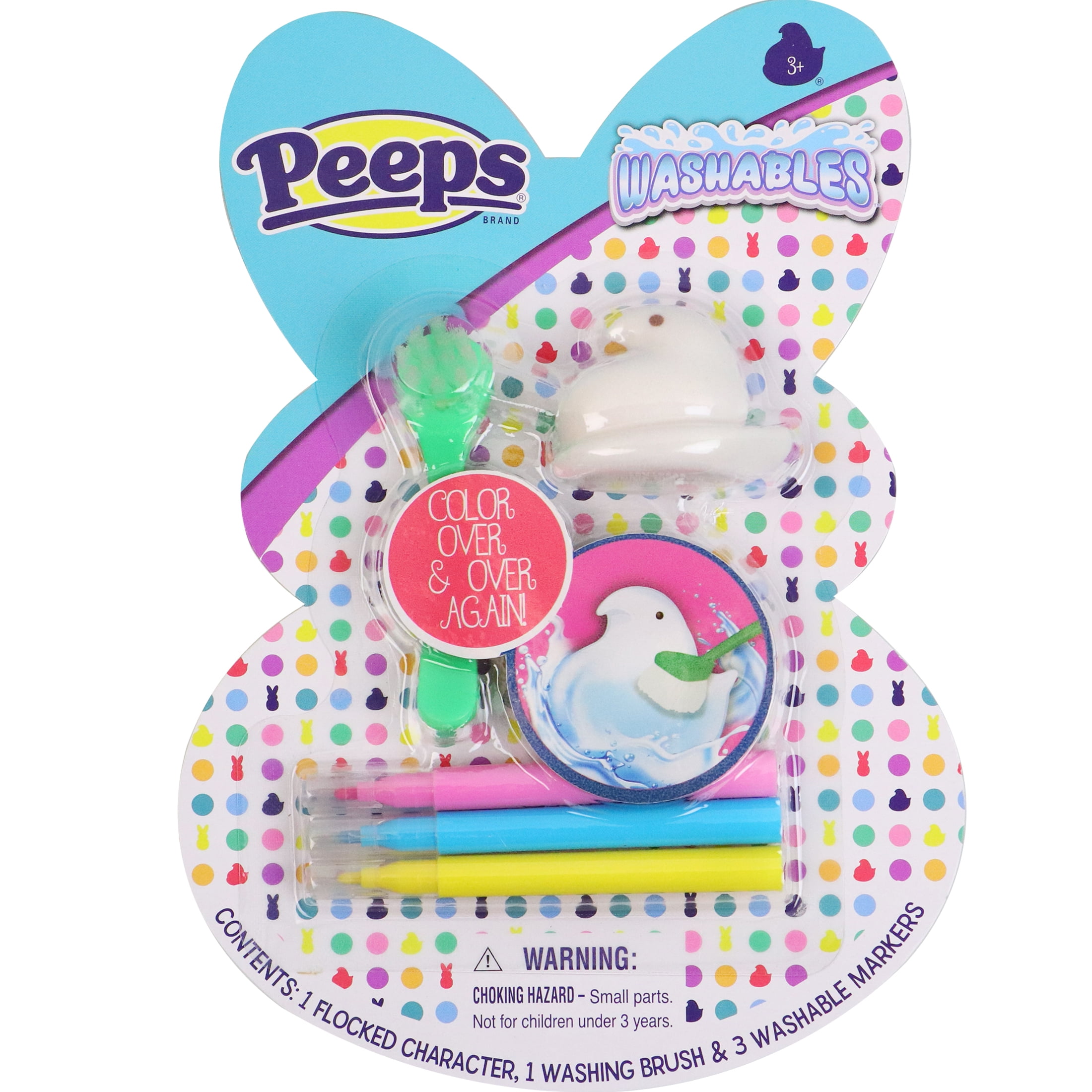 Peeps Brand Washables Chick, Mulitcolor Markers, by Tara Toy, Unisex