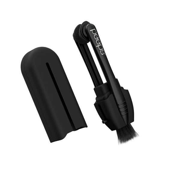 Peeps Carbon Klean Eyeglass Lens Cleaner - Efficient and Durable Carbon Microfiber Technology - Exclusively Used by NASA - 500 Uses (Black Soft Touch)