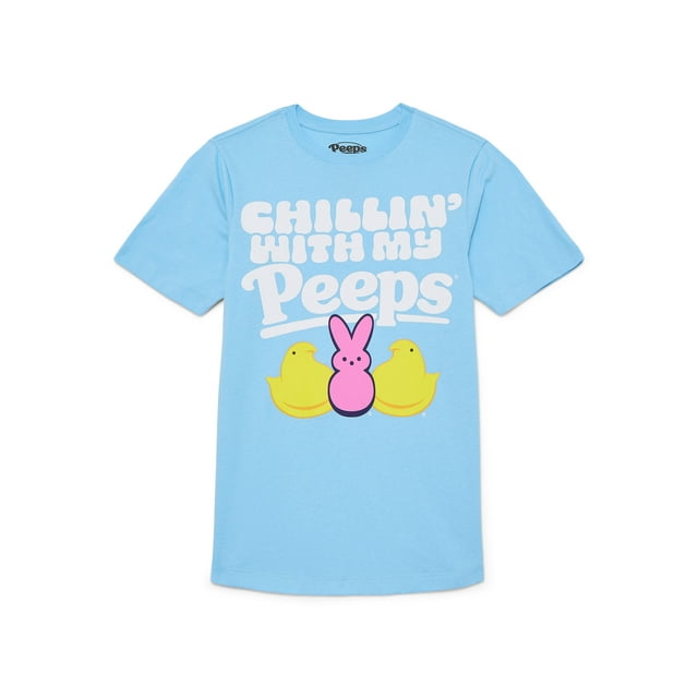 Easter Boys' & Big Boys' Peeps Graphic Tee with Short Sleeves, Sizes 4-18