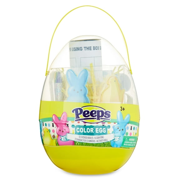 Peeps Deluxe Egg Art Set, 16 Pieces, Unisex, for Beginners Ages 3 and up