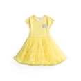 thumbnail image 1 of PEEPS Girls' Print Tutu Dress with Short Sleeves, Sizes 4-12, 1 of 8