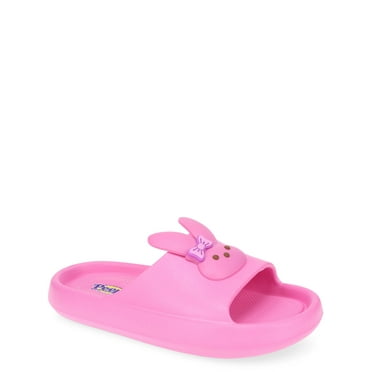 Peeps Girls Bunny Slide Sandals