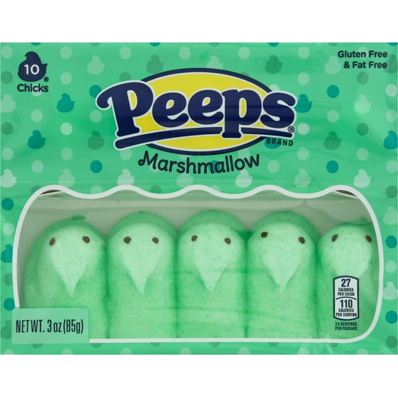 Peeps Green Chicks/10-Ct