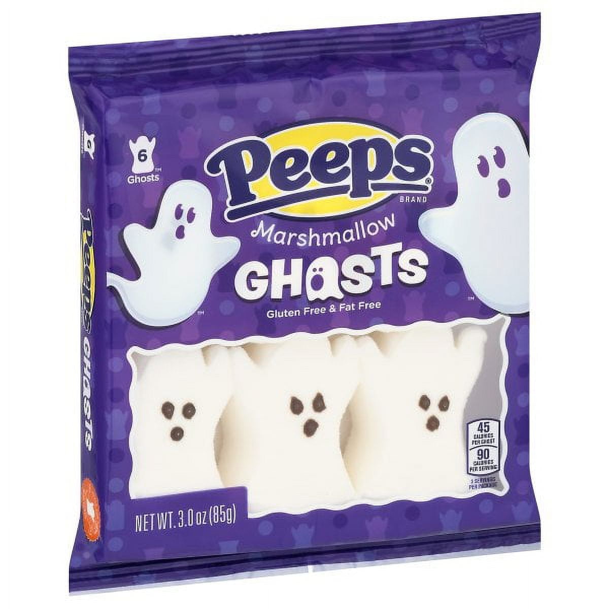 Peeps Halloween Spooky Ghost Peeps 3 Count Package 1 pack total