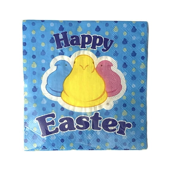 Peeps Happy Easter Paper Napkins 10" - 20 Count