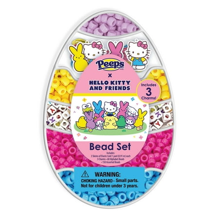 Peeps / Hello Kitty and Friends Bead Jewelry Set for Kids, Ages 6+