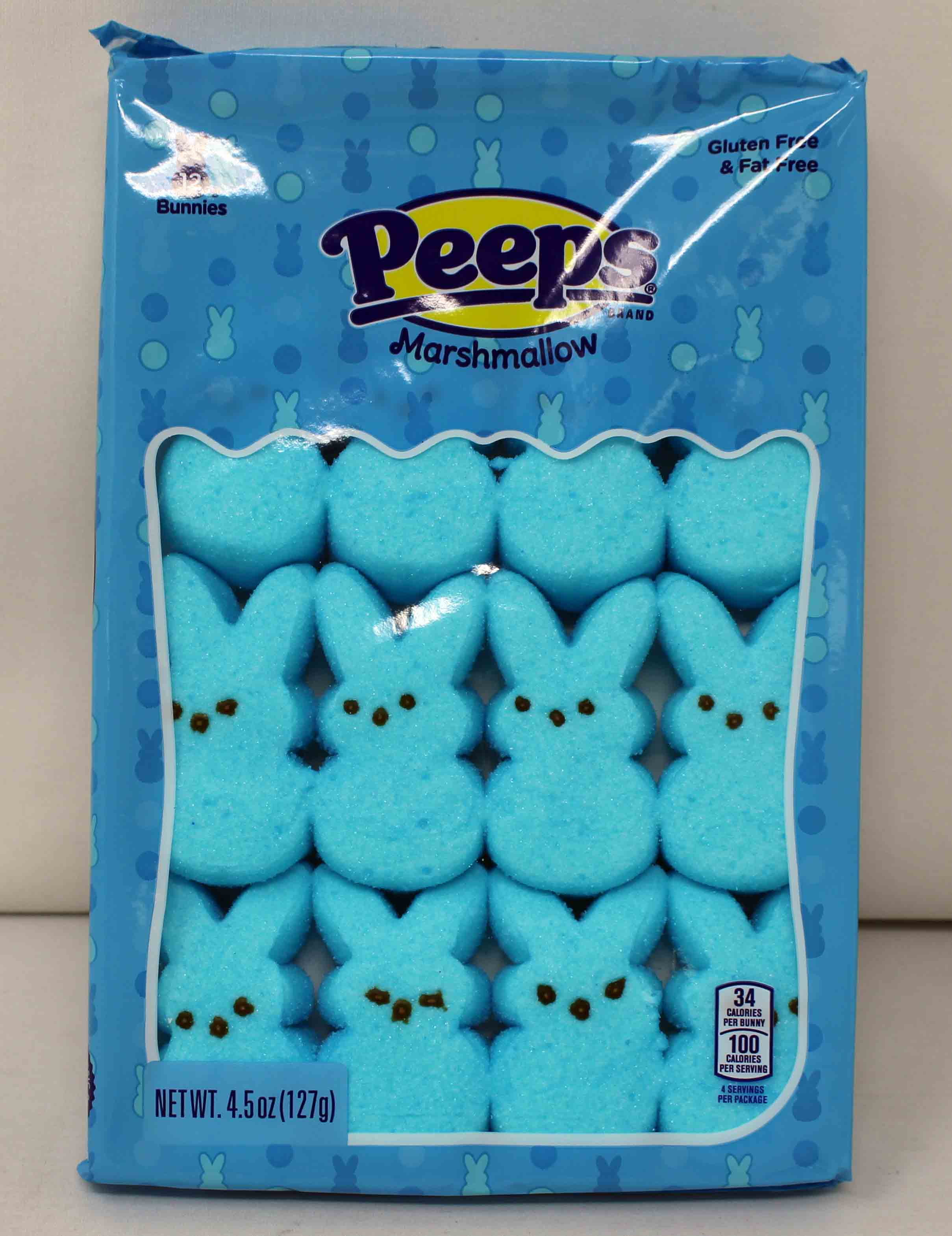 Peeps Marshmallow Bunnies Pack of 12 Blue