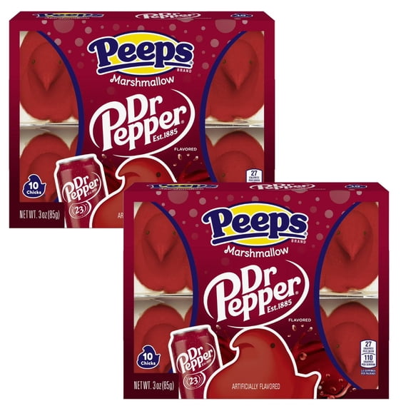 Peeps Marshmallow Candy, Dr Pepper Flavor, 2 Pack