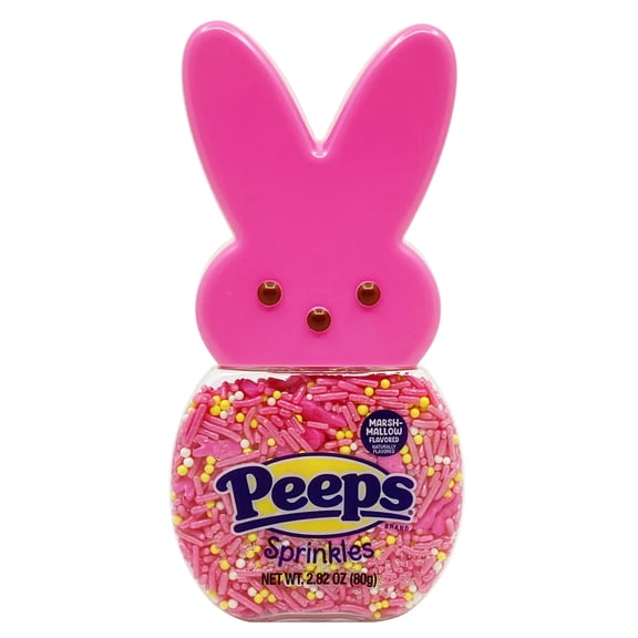 Peeps Marshmallow Flavored Easter Pink Sprinkles, 2.82oz