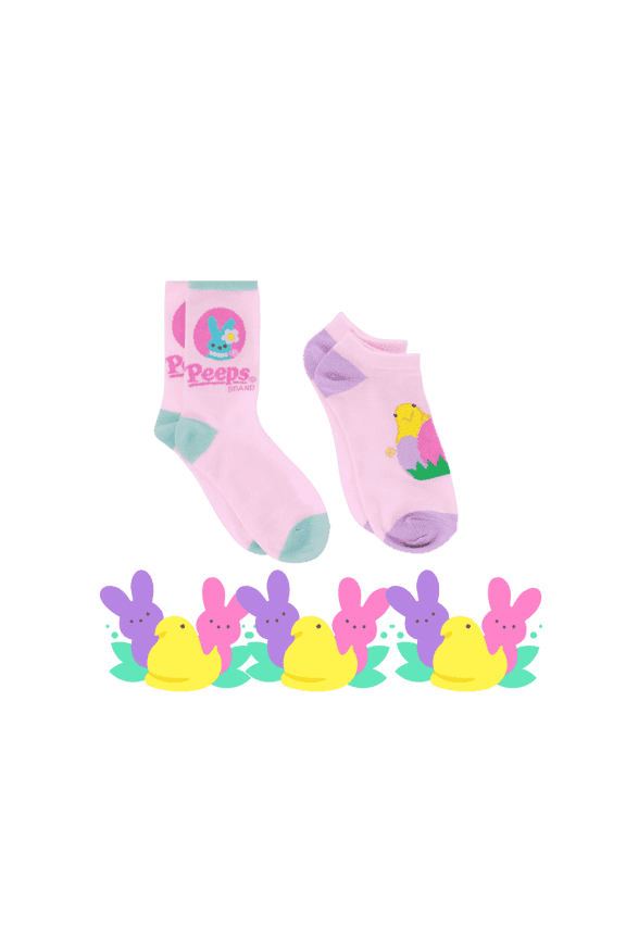 Multicolored Easter Socks, 2 Pairs