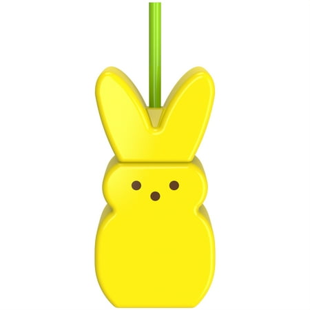 Peeps Sculpted Tumbler with Straw Yellow 14oz