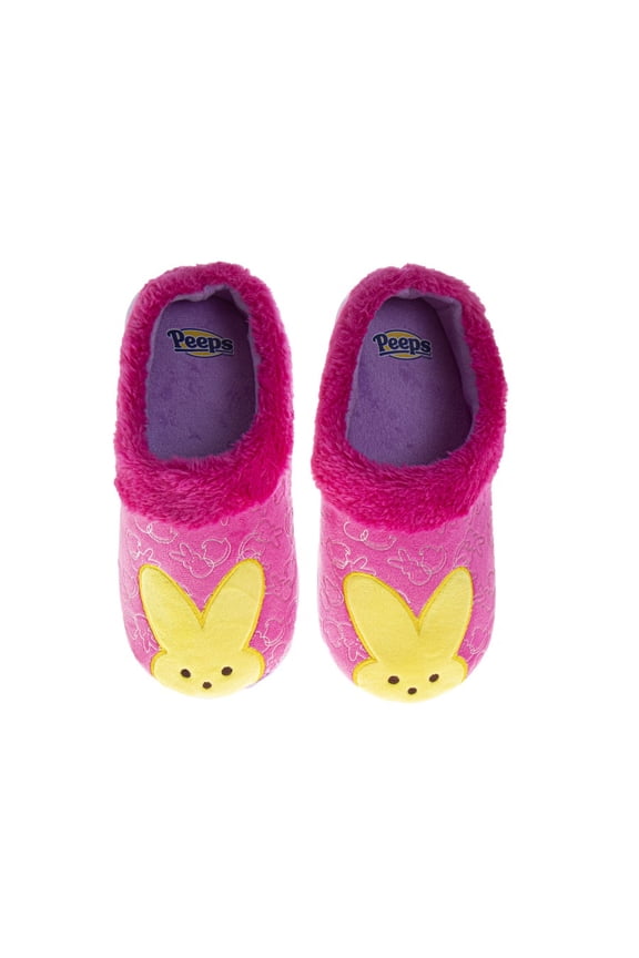 Easter Slippers for Girls, Hot Pink Casual Soft Comfort Indoor (Toddler Little Kid), Hot Pink, Size: 11-12