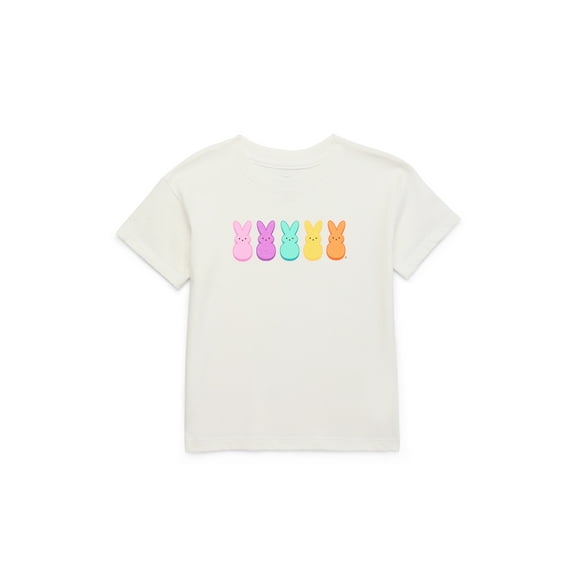 Peeps Toddler Girls Cotton Graphic Tee, Sizes 12M-5T