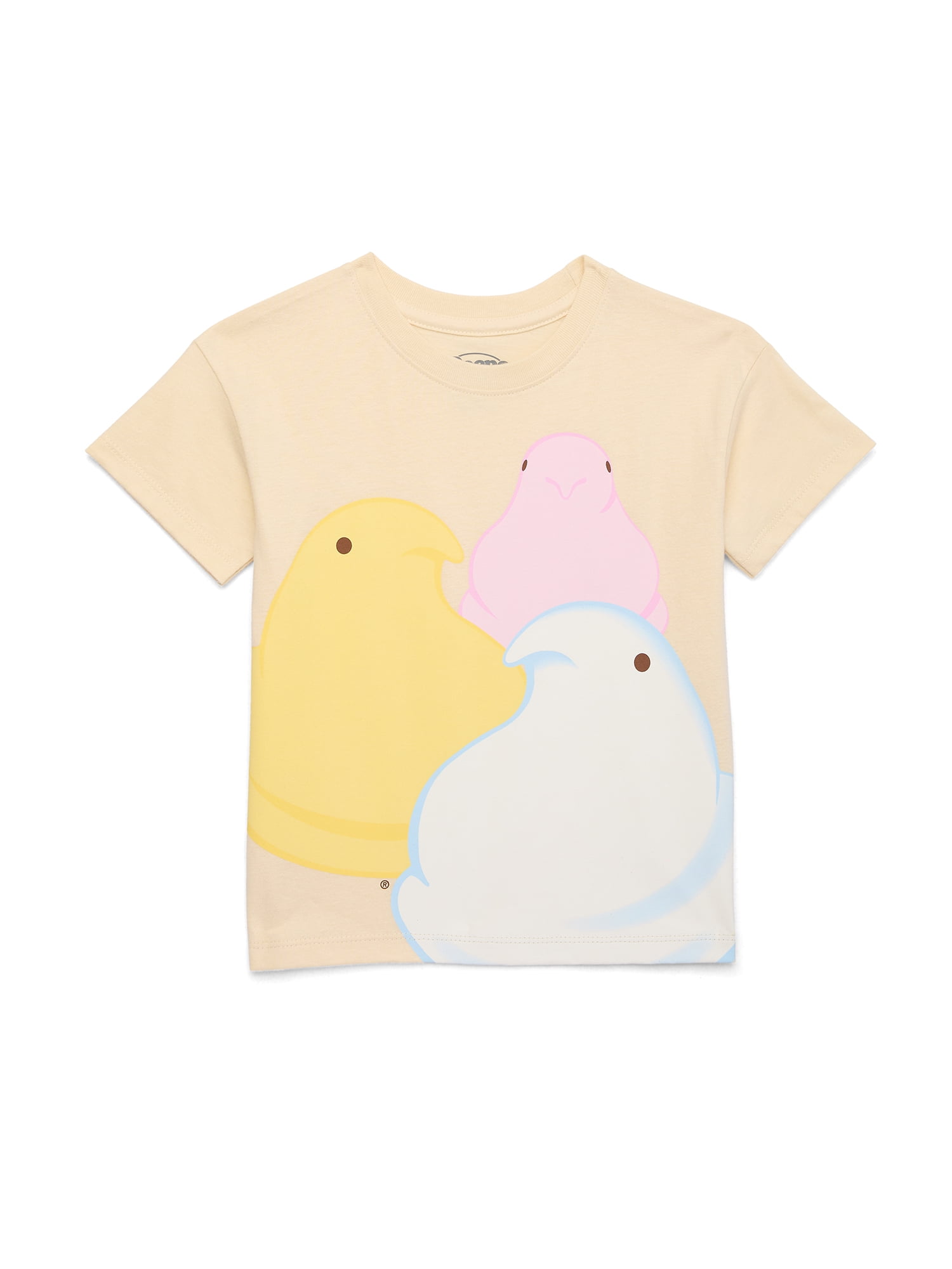 Easter Peeps Unisex Toddler Graphic Tee with Short Sleeves, Sizes 12M-5T