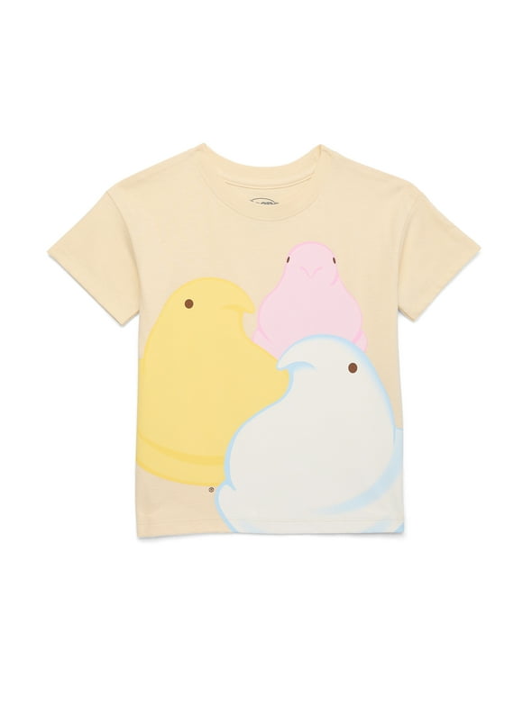 Peeps Toddler Girls Cotton Graphic Tee, Sizes 12M-5T