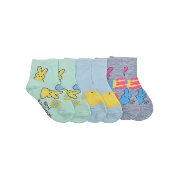 Character Toddler Ankle Easter Socks, 3-Pack, Sizes 12M-5T