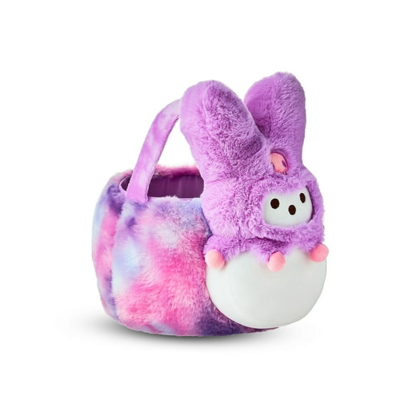 Peeps X Kuromi Easter Plush Basket, 11In Purple and White