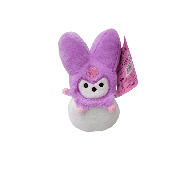 Peeps x Hello Kitty and Friends Purple Kuromi Plush Bunny 6 inch Strawberry Scented