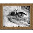 thumbnail image 1 of Peer Gynt 06 24x20 Gold Ornate Wood Framed Canvas Art by Theodor Severin Kittelsen, 1 of 2