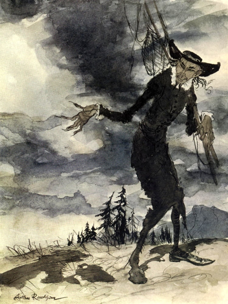 Peer Gynt 1936 The Thin person Canvas Art - A Rackham (24 x 36)