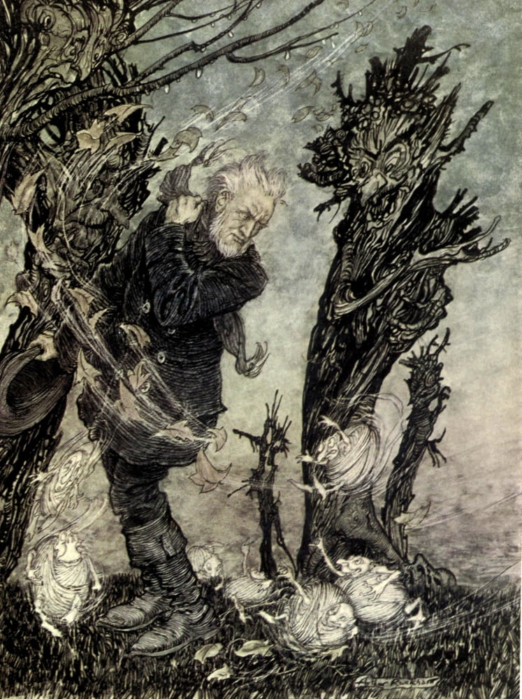 Peer Gynt 1936 With the Threadballs Canvas Art - A Rackham (18 x 24)