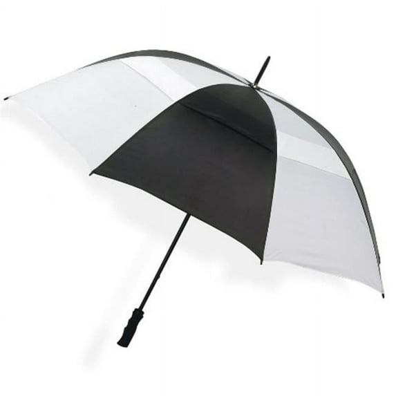 Peerless 2500V-Black-White The Bogey Vented Sport Umbrella, Black And White