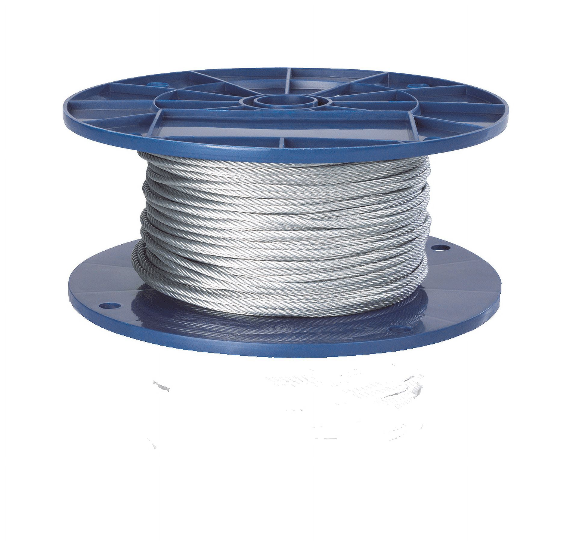 Peerless 1/4" Cable 250 ft/ Reel, Vinyl Coated Wire Rope, 7X19, 4501308