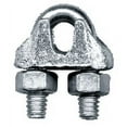 thumbnail image 1 of Peerless 4503140 1/8" Cable Clips, 50 Pack, Zinc Plated Malleable Wire Rope Clips (UPC Tagged), 1 of 1