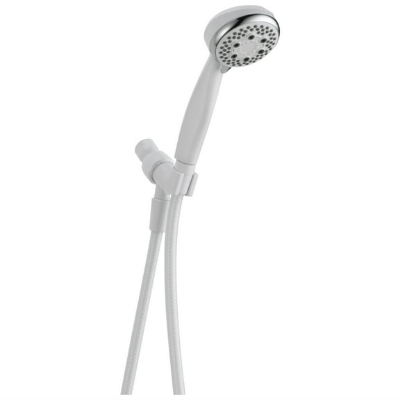 Peerless 76406WH Massaging Hand Shower, White Finish, 4-Spray Settings 2.5 GPM, Each