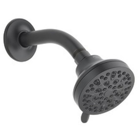 Peerless 76438 Universal Showering 1.5 GPM Multi Function Shower Head - Black