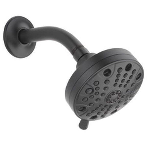 Peerless 76549 Universal Showering 1.5 GPM Multi Function Shower Head - Black