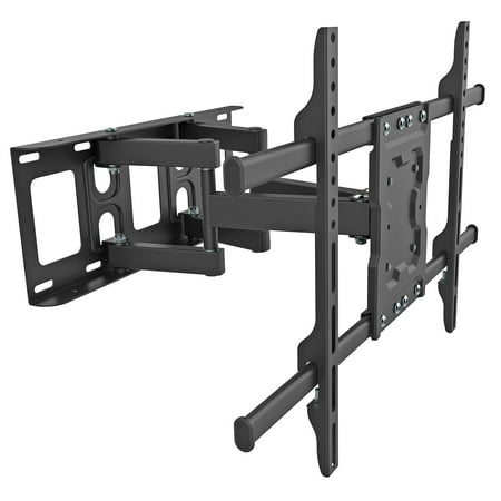 Peerless-AV - Full-Motion Tilt, Rotate Display TV Wall Mount For Most 50" - 75" Flat Panel Displays,TVs - Matte Black