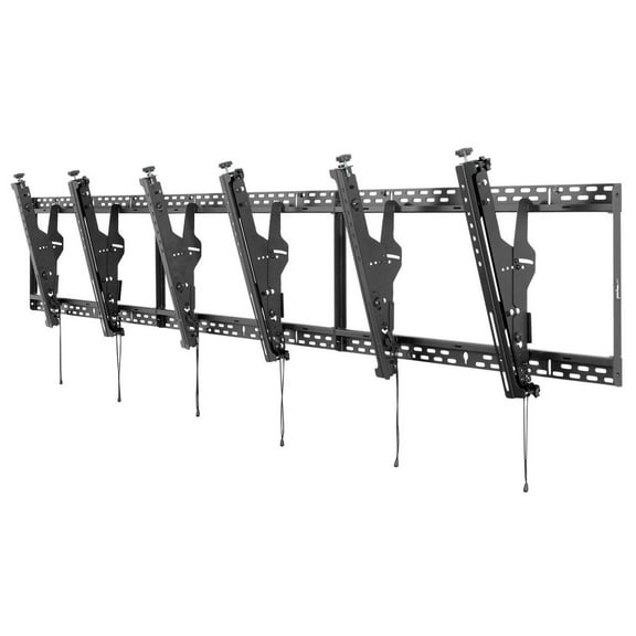 Peerless DS-MBZ647L SmartMount Digital Menu Board Mount with Height & Depth Adjustment For 46 to 65" Displays - Landscape, Black