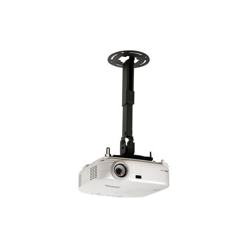 Peerless-AV Pro Ceiling/Wall Projector Mount with 12.8 to 17.3 Inch Adjustable Extension, Black