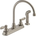 thumbnail image 1 of Peerless Apex Two Handle Kitchen Faucet with Side Sprayer in Stainless P299575LF-SS-W, 1 of 3